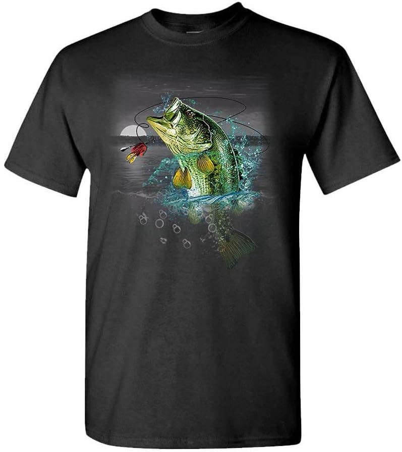 Bass Wilderness T-Shirt, Black, S - As Pictured