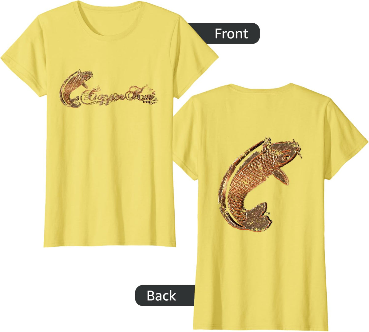 Official Copper Koi T-Shirt T-Shirt - Lemon Yellow