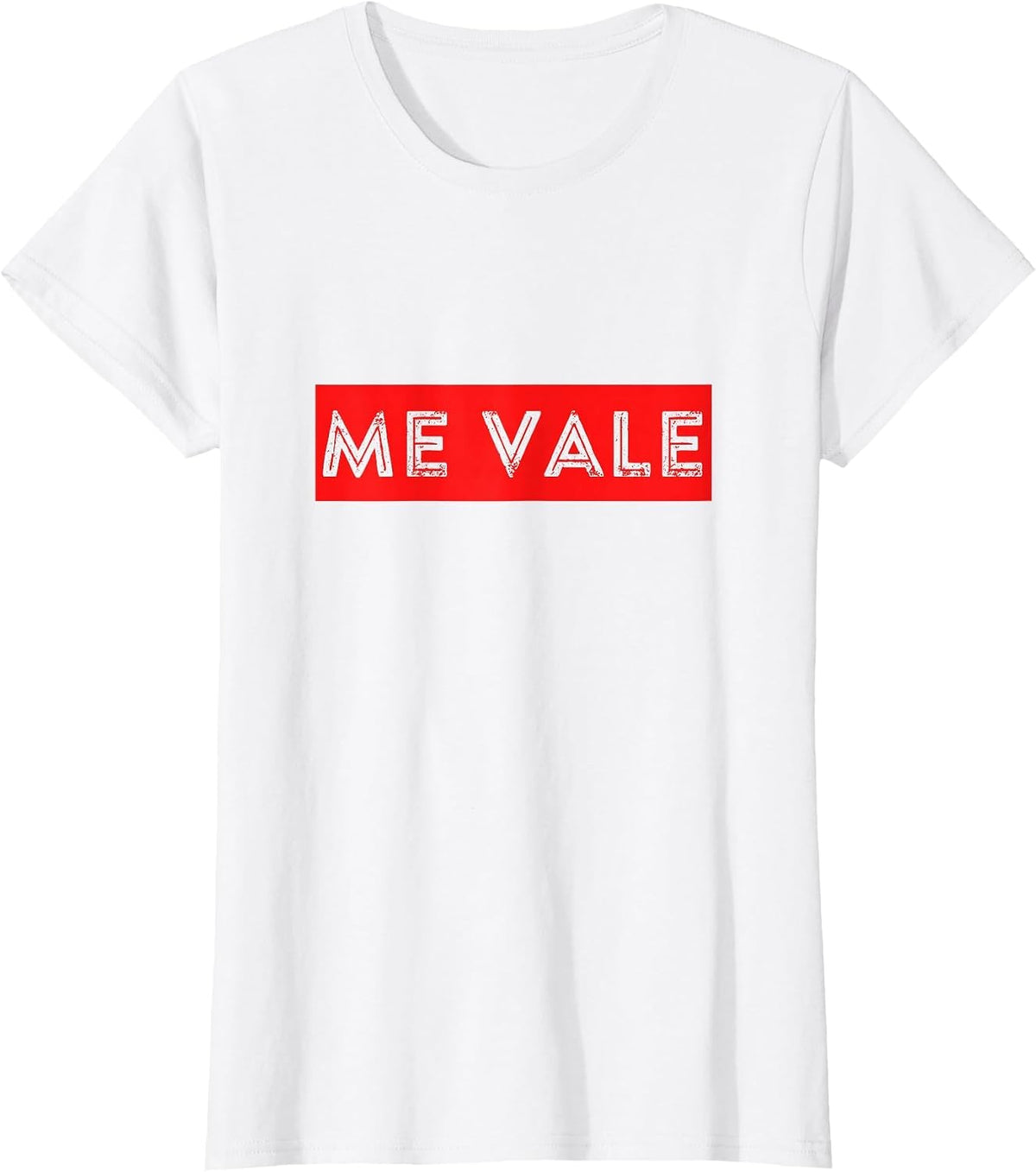 Me Vale Slang Design Spanish Doesn't Matter to me T-Shirt - White