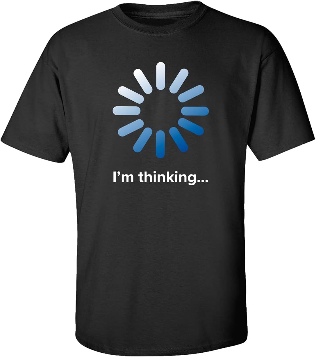 Trenz Shirt Co. I'm Thinking Buffering Tee - Black