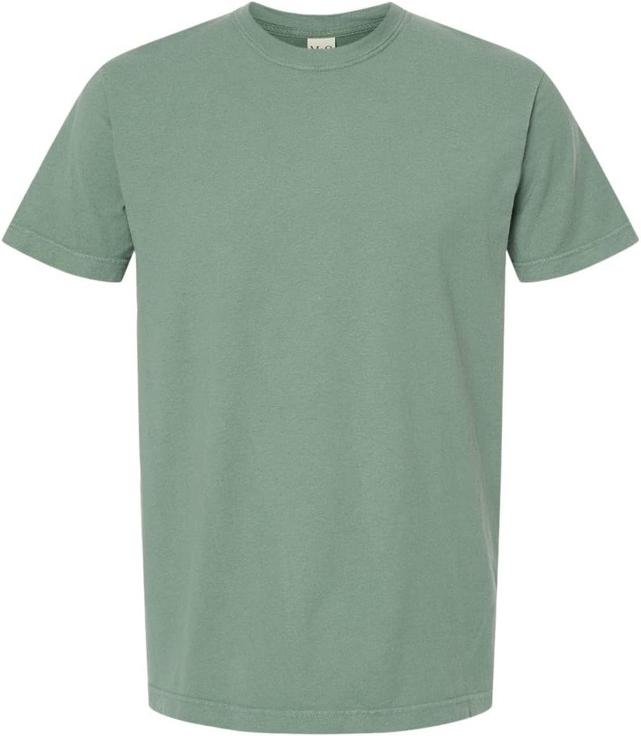 M&O - Vintage Garment-Dyed T-Shirt - 6500M - L - Light Green - As Pictured