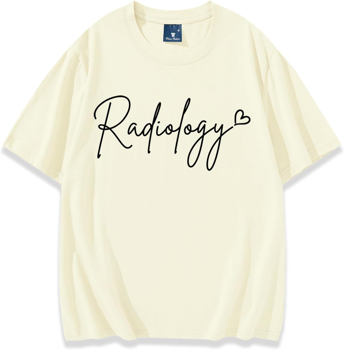 Radiology Shirt Radiology Crewneck Tee - Creamy Yellow
