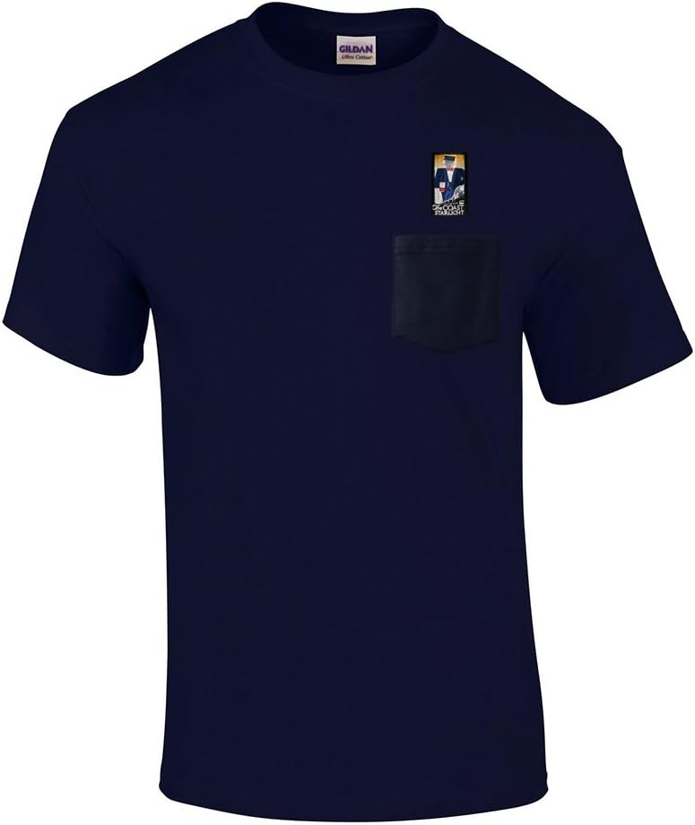 Amtrak Coast Starlight Embroidered Pocket Tee [p106] - Navy