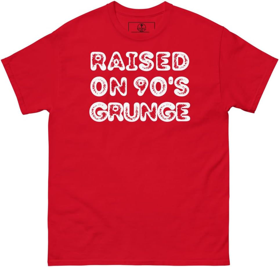 Raised on 90's Grunge Unisex Classic tee - Red