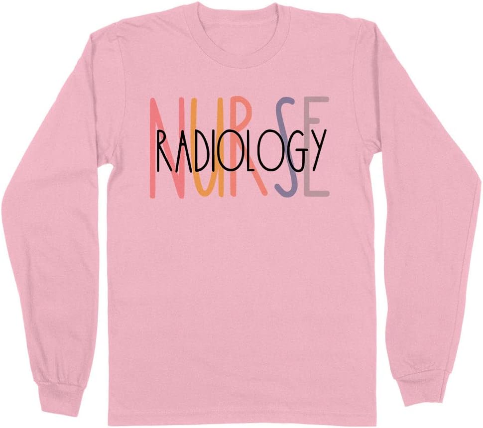 Simple Radiology Nurse Long Sleeve Shirt Unisex - Pink