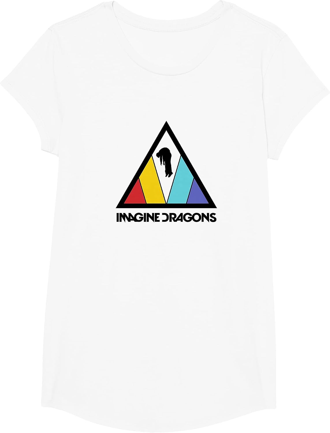 Imagine Dragons Triangle Logo T-Shirt - Girls White