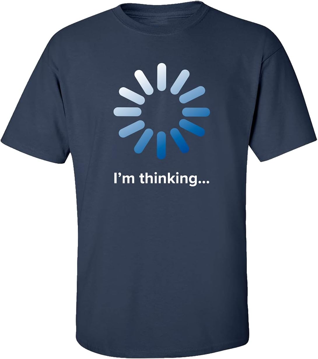 Trenz Shirt Co. I'm Thinking Buffering Tee - Navy