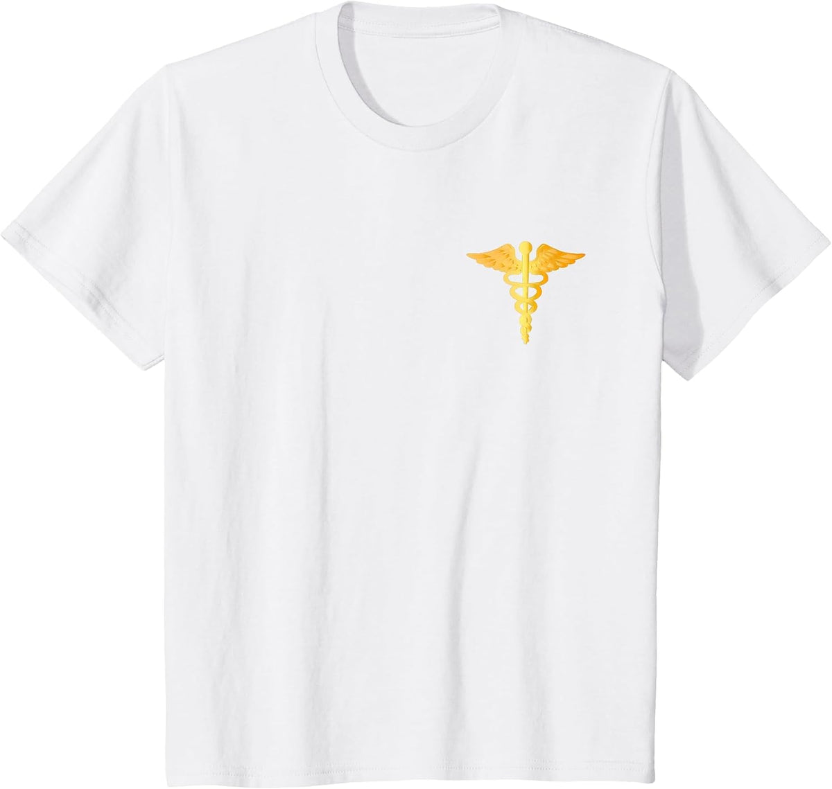 Caduceus Symbol Doctor Nursing Medical Physician Student RN T-Shirt - White