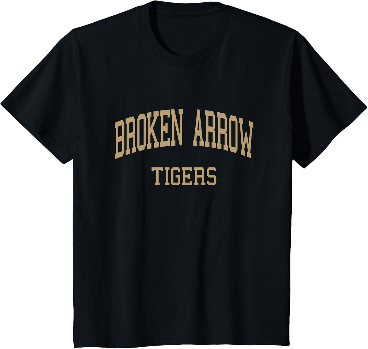 Broken Arrow High School HS Broken Arrow OK Retro Sports T-Shirt - Black