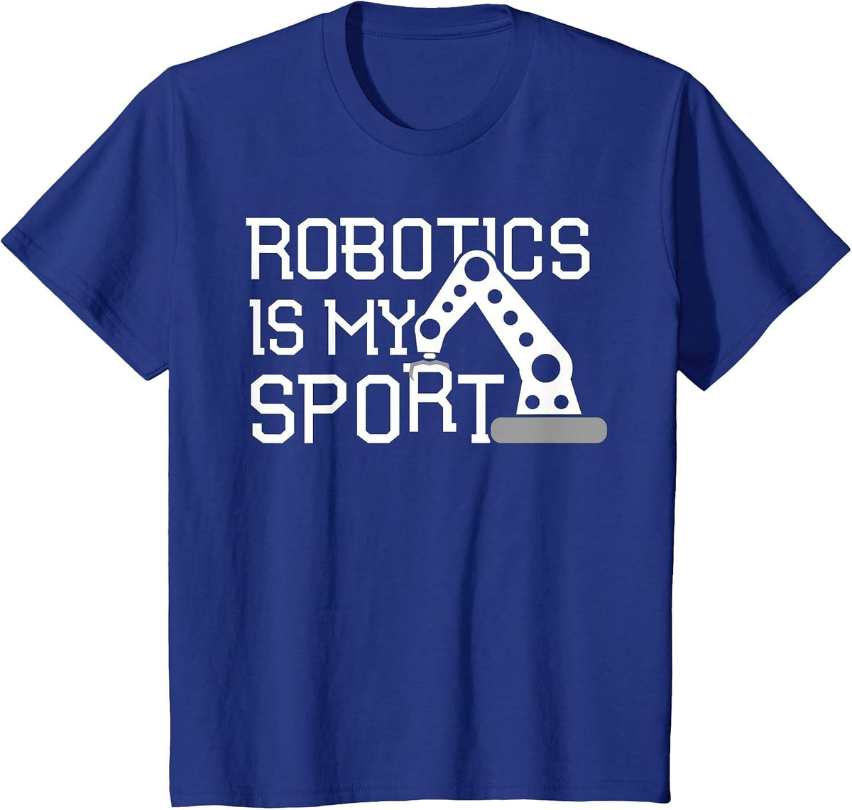 Robotics T Shirt for Men Robotics is My Sport Coding Tee T-Shirt - Royal Blue
