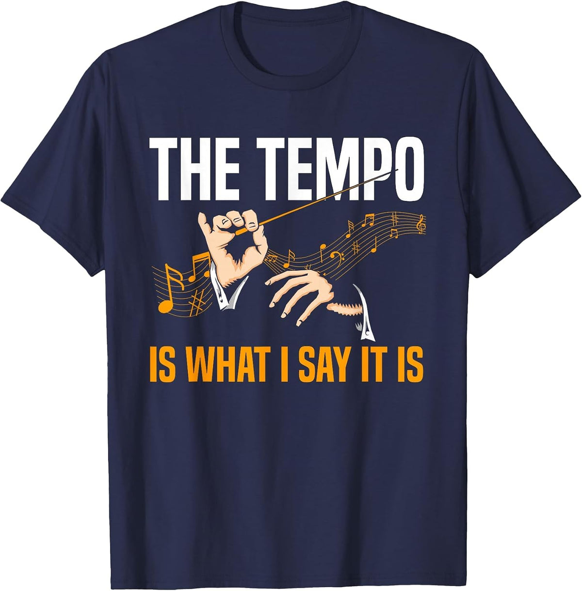 Orchestra Conductor T-Shirt - Navy Blue