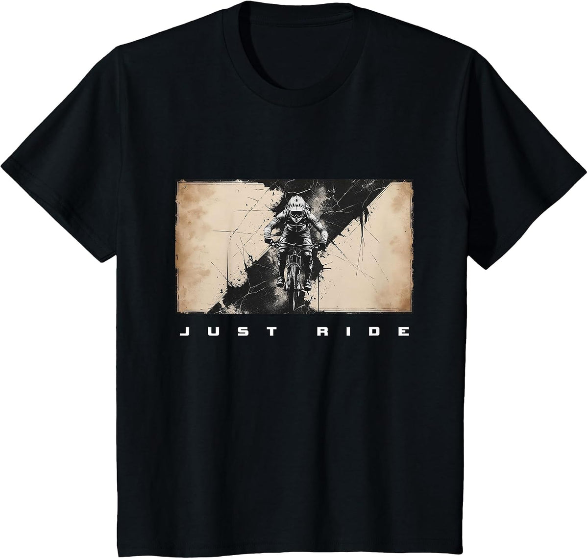 MTB Mountain Bike T-Shirt - Black