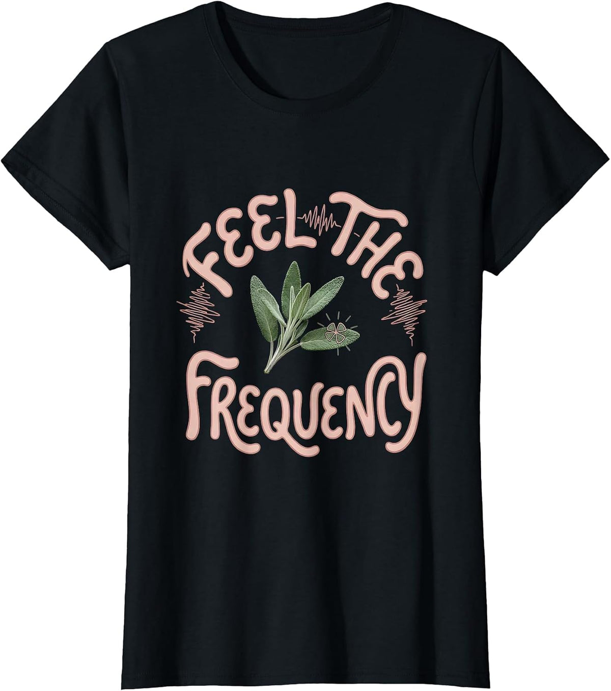 Feel The Frequency Retro Radiology Rad Tech X-Ray Tech T-Shirt - Black