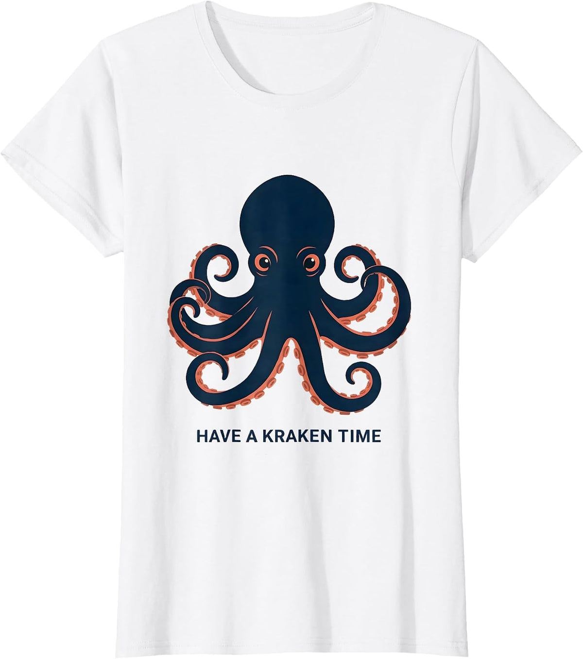 Have A Kraken Time Minimalist Octopus Lover Gift T-Shirt - White