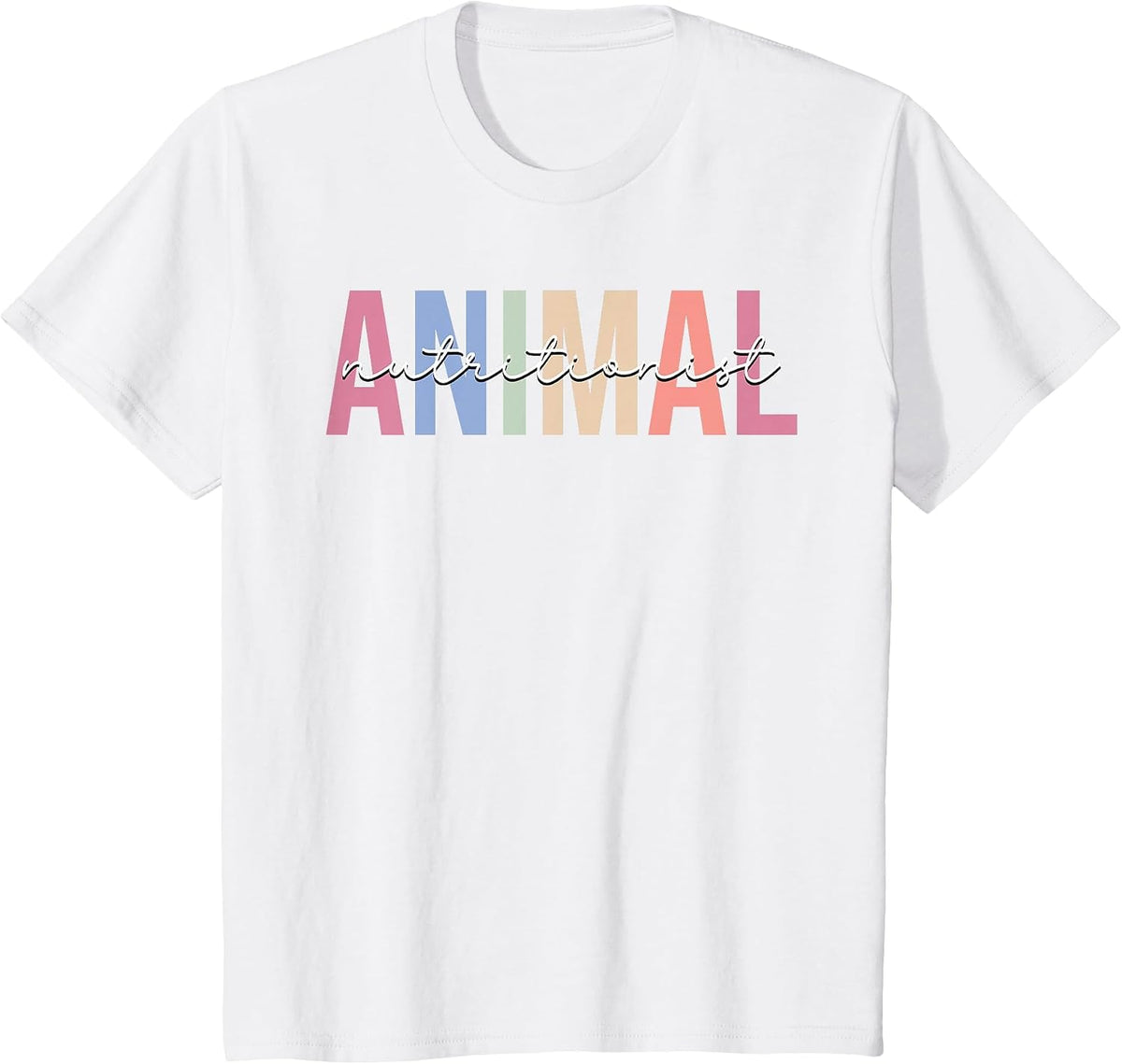 Animal Nutritionist Veterinary Animal Lover T-Shirt - White