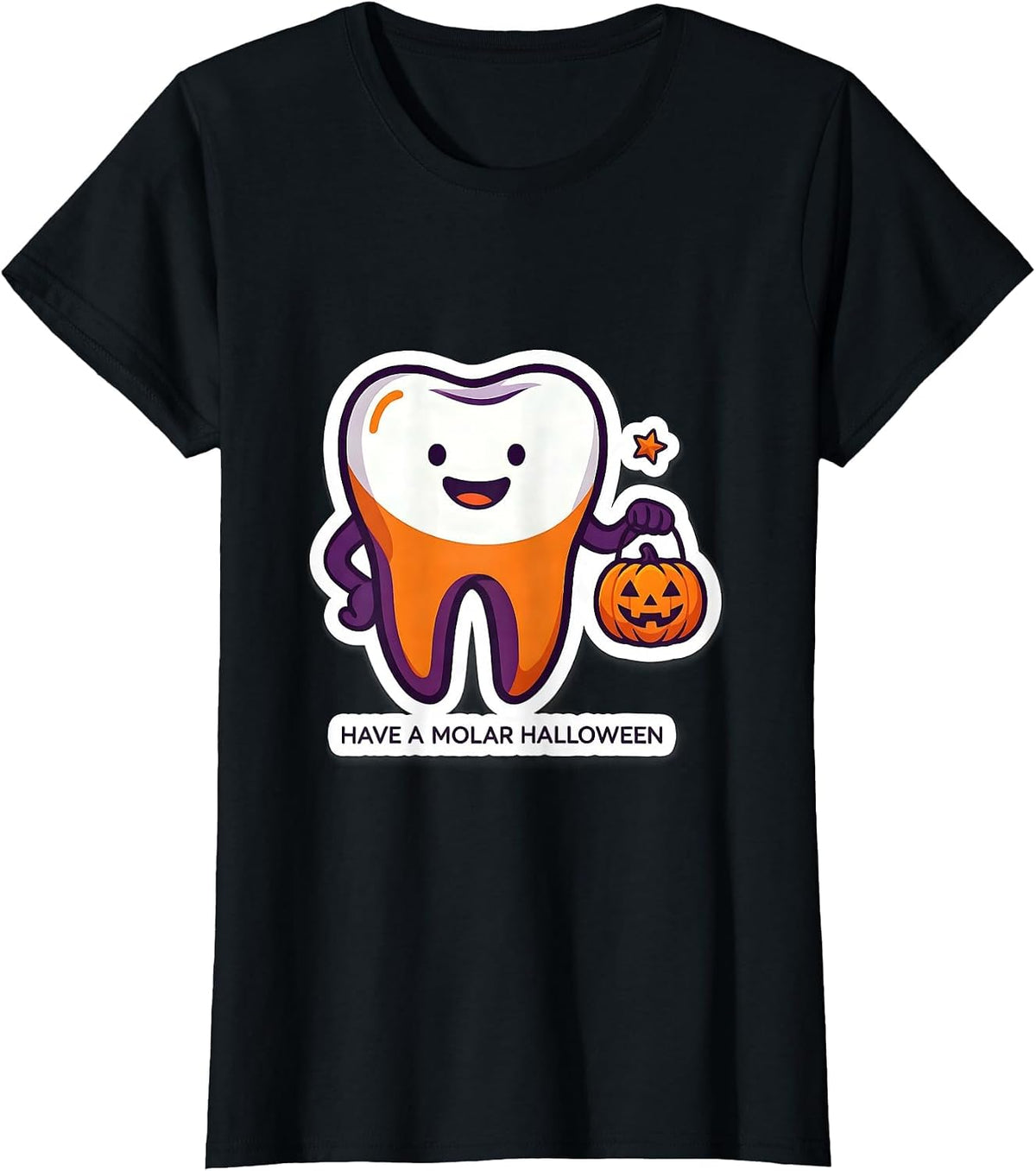 Have A Molar Halloween Playful Dental Squad Halloween T-Shirt - Black