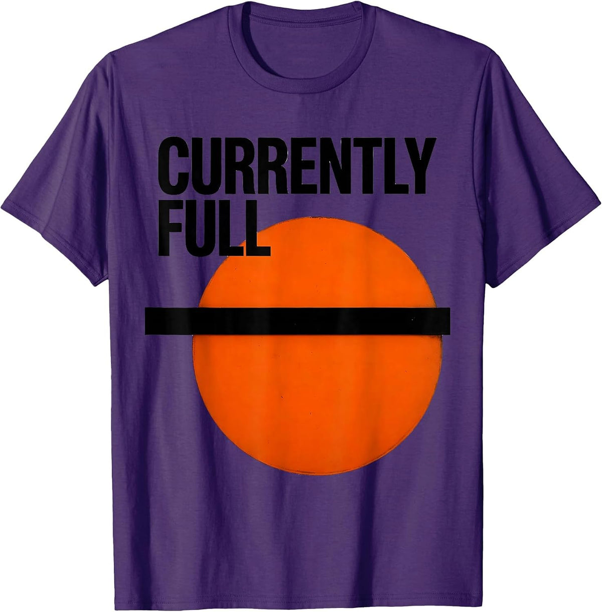 Currently Full Brutalist Lunar Cycle Astronomy Astrology T-Shirt - Purple
