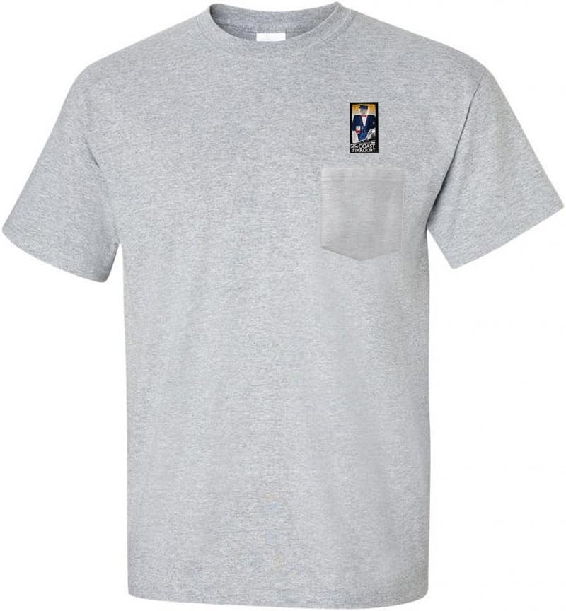 Amtrak Coast Starlight Embroidered Pocket Tee [p106] - Sport Gray