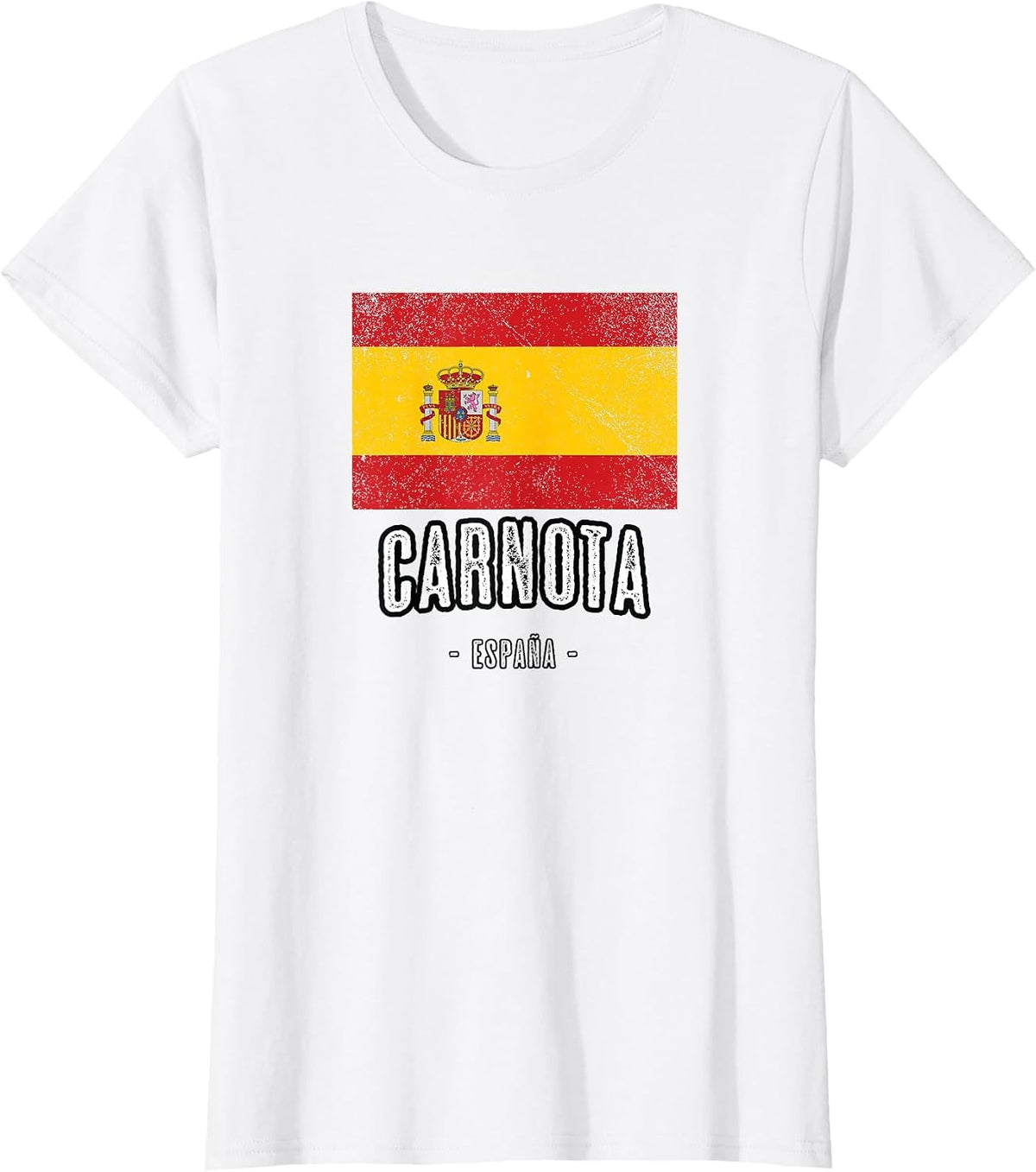 Carnota Spain | ES Flag City - Bandera - T-Shirt - White