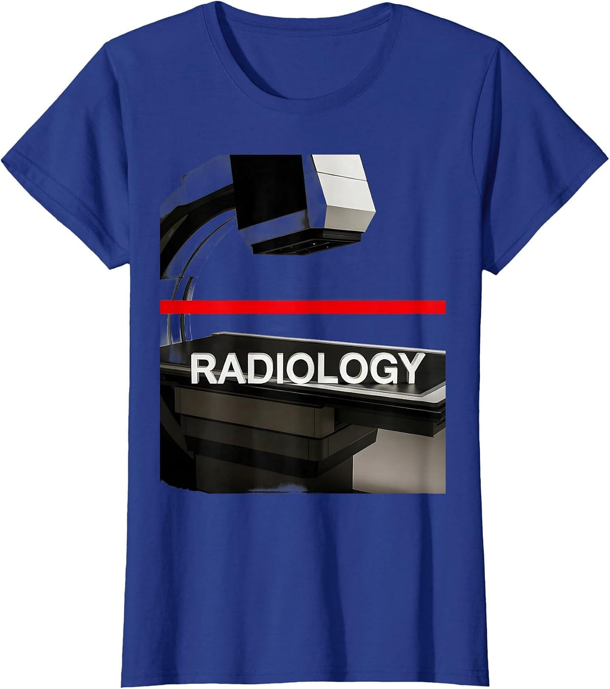Women's RADIOLOGY Cute Radiology Tech Coquette Playful Pride T-Shirt - Royal Blue