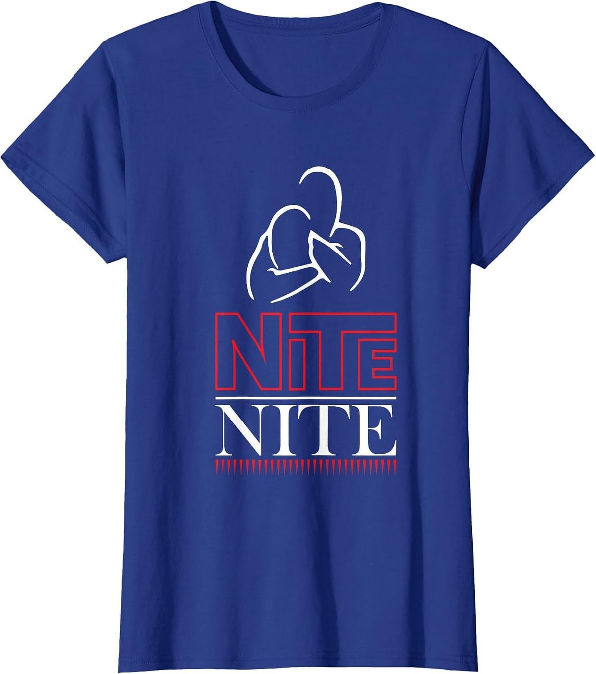 Jiu Jitsu Mixed Martial Arts Rear Nude Choke T-Shirt - Royal Blue