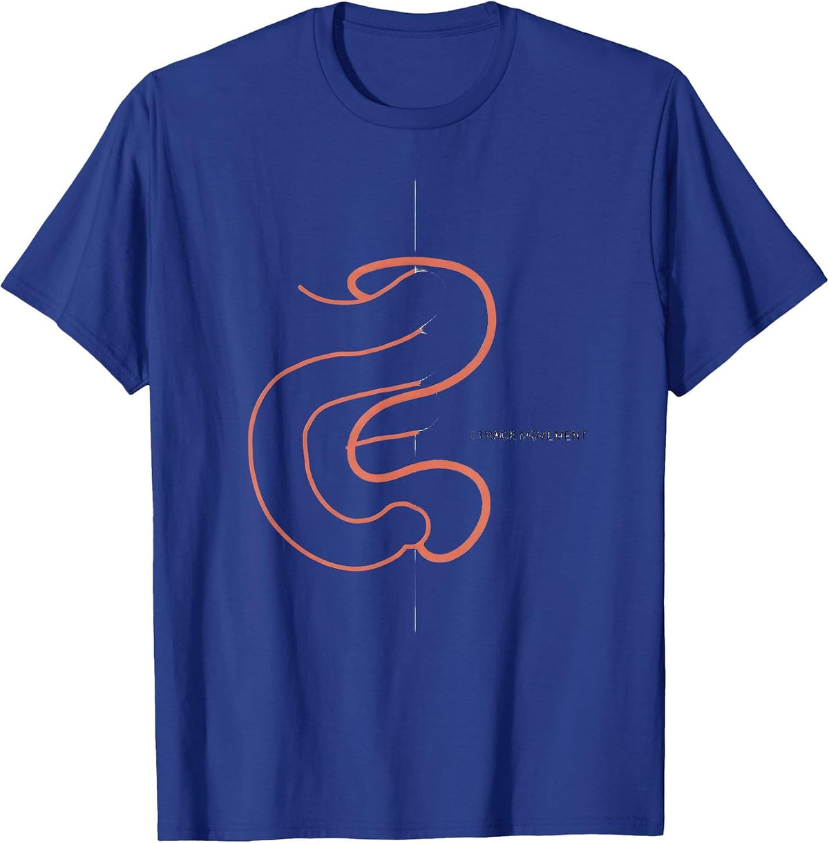I Track Movement Irreverent GI Nurse Endoscopy Tech T-Shirt - Royal Blue