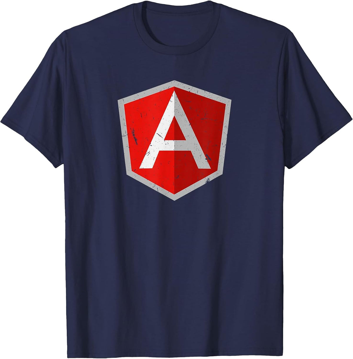 Vintage Javascript Frontend Reactjs Angularjs Vuejs T-Shirt - Navy Blue