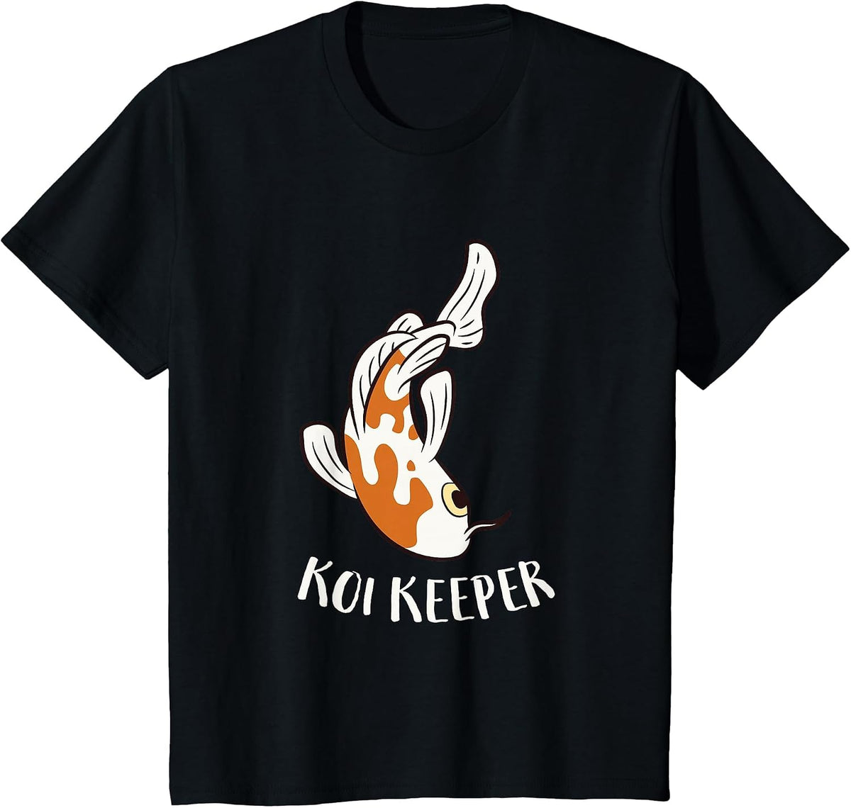 Koi Keeper Japanese Koi Fish Lover T-Shirt - Black