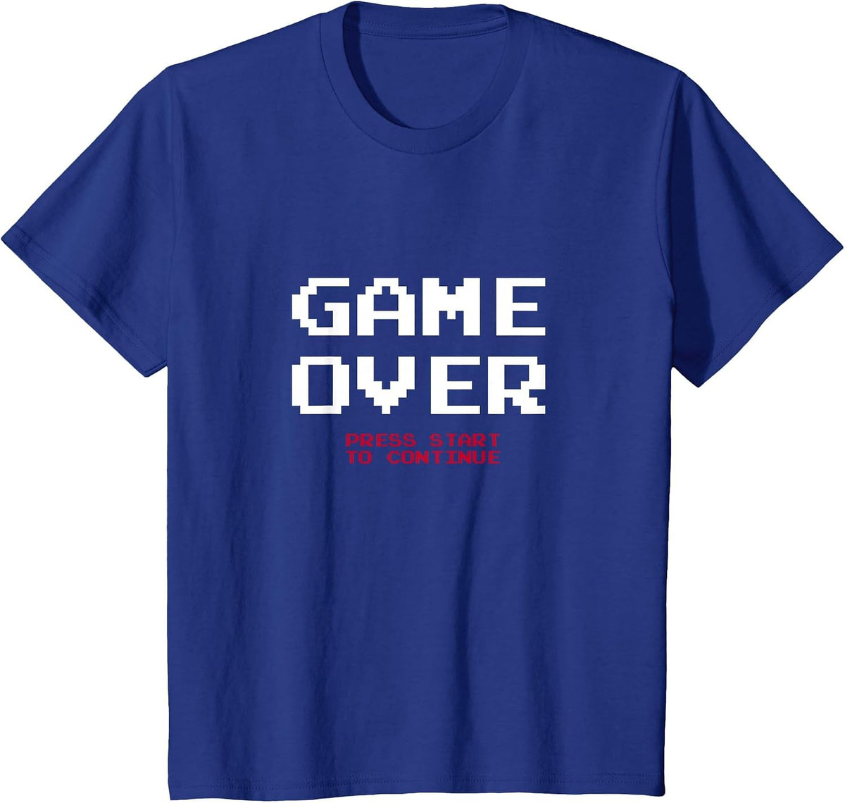 Gamer Game Over T-Shirt T-Shirt - Royal Blue