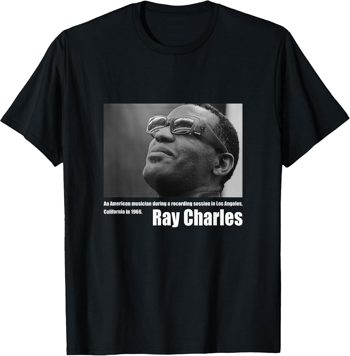 Ray Charles_001 T-Shirt - Black