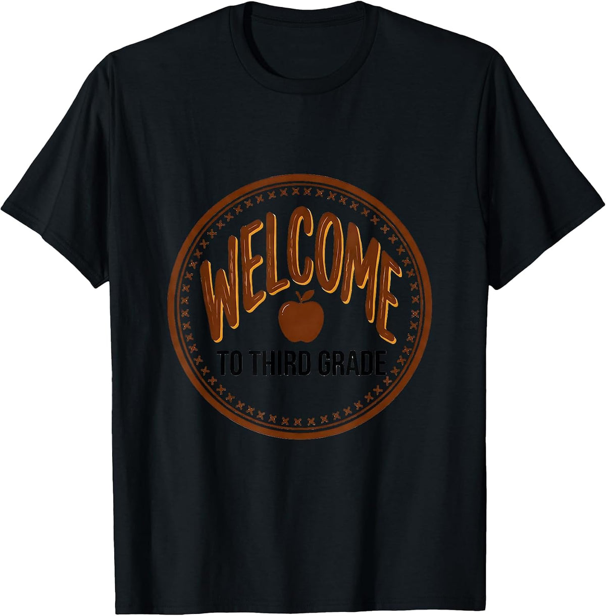Men's Welcome To Third Grade Cute Teacher Back To School Gift T-Shirt - Black