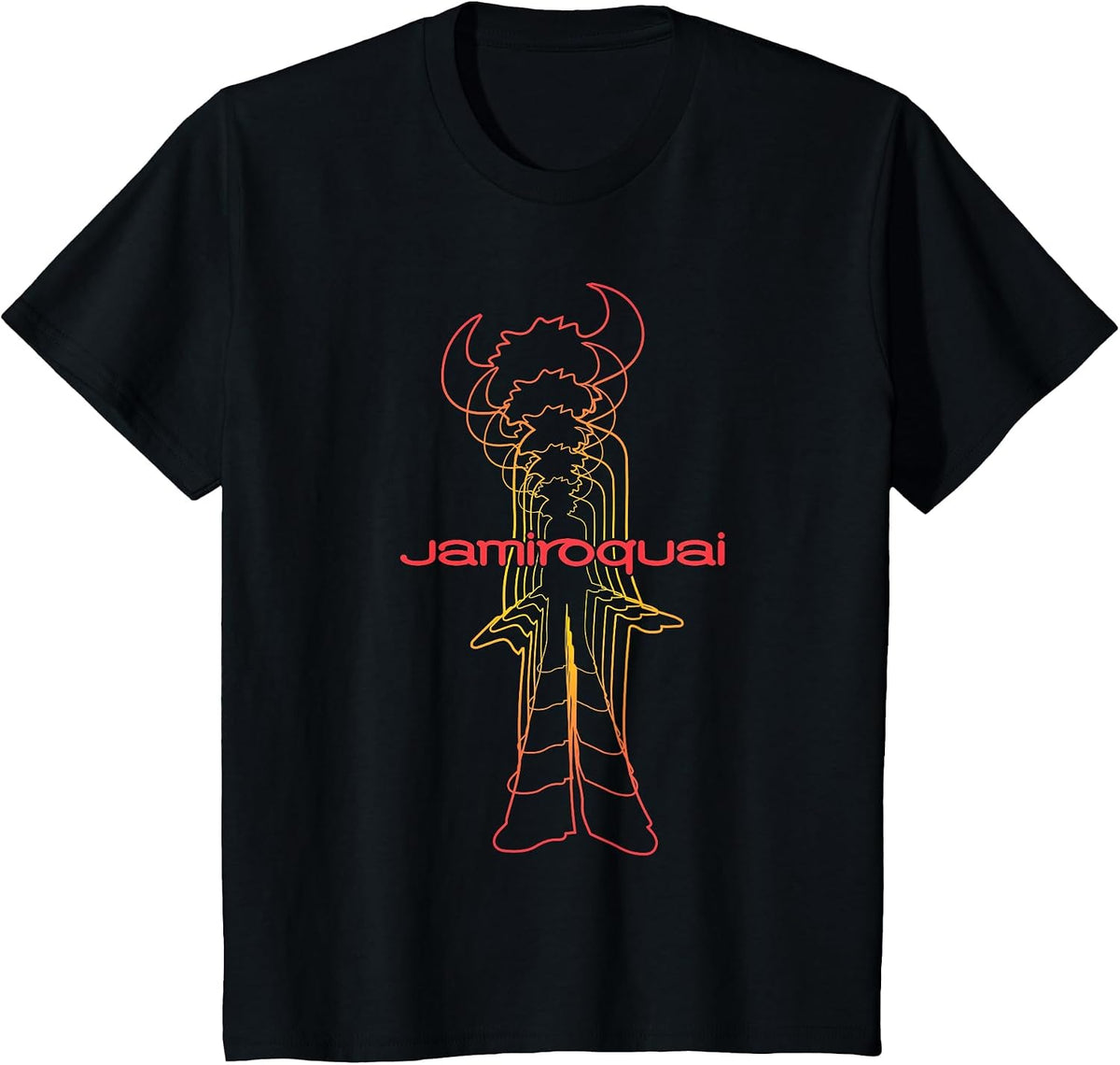 Official Jamiroquai 3D Logo T-Shirt - Black