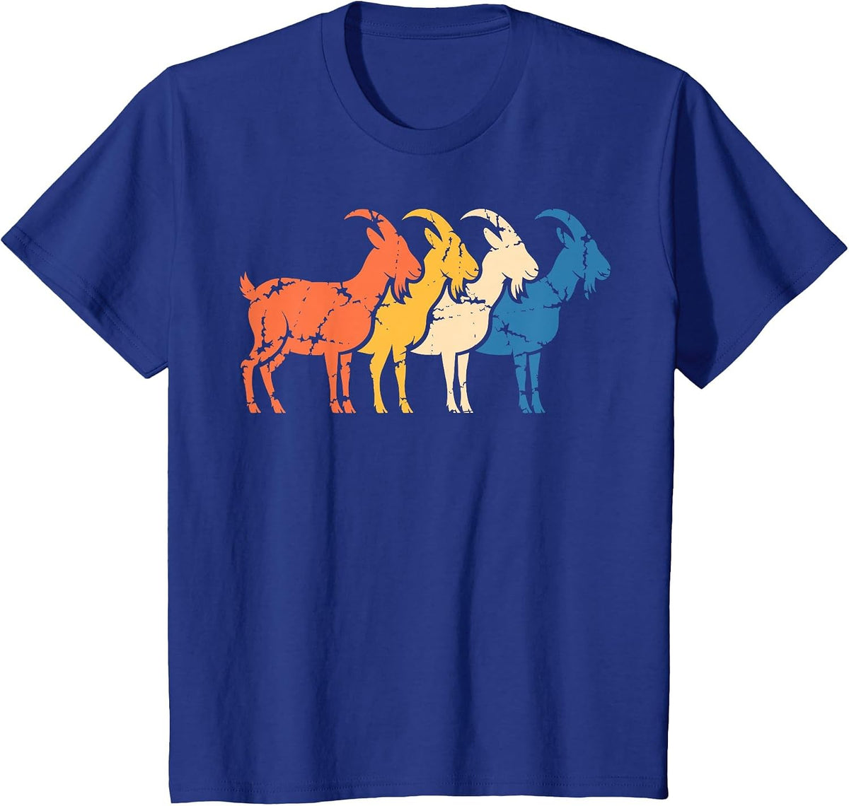 Goat Farmer Funny Goat T-Shirt - Royal Blue