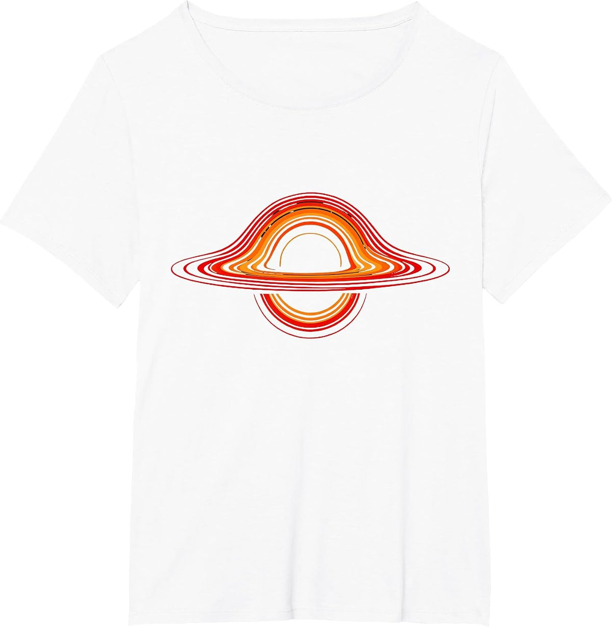 Black Hole Universe Physics Vortex Cosmic Astrophysicist T-Shirt - White