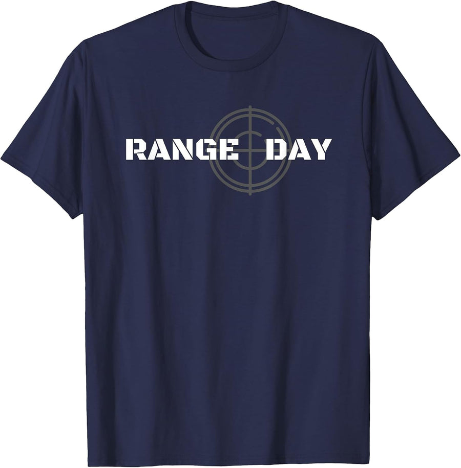 Range Day Shooting Sports Men's T-Shirt - Navy Blue
