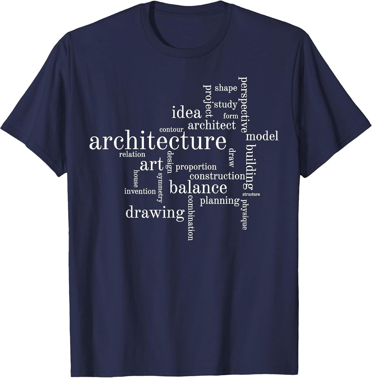 Architecture Work Content Architects T-Shirt T-Shirt - Navy Blue