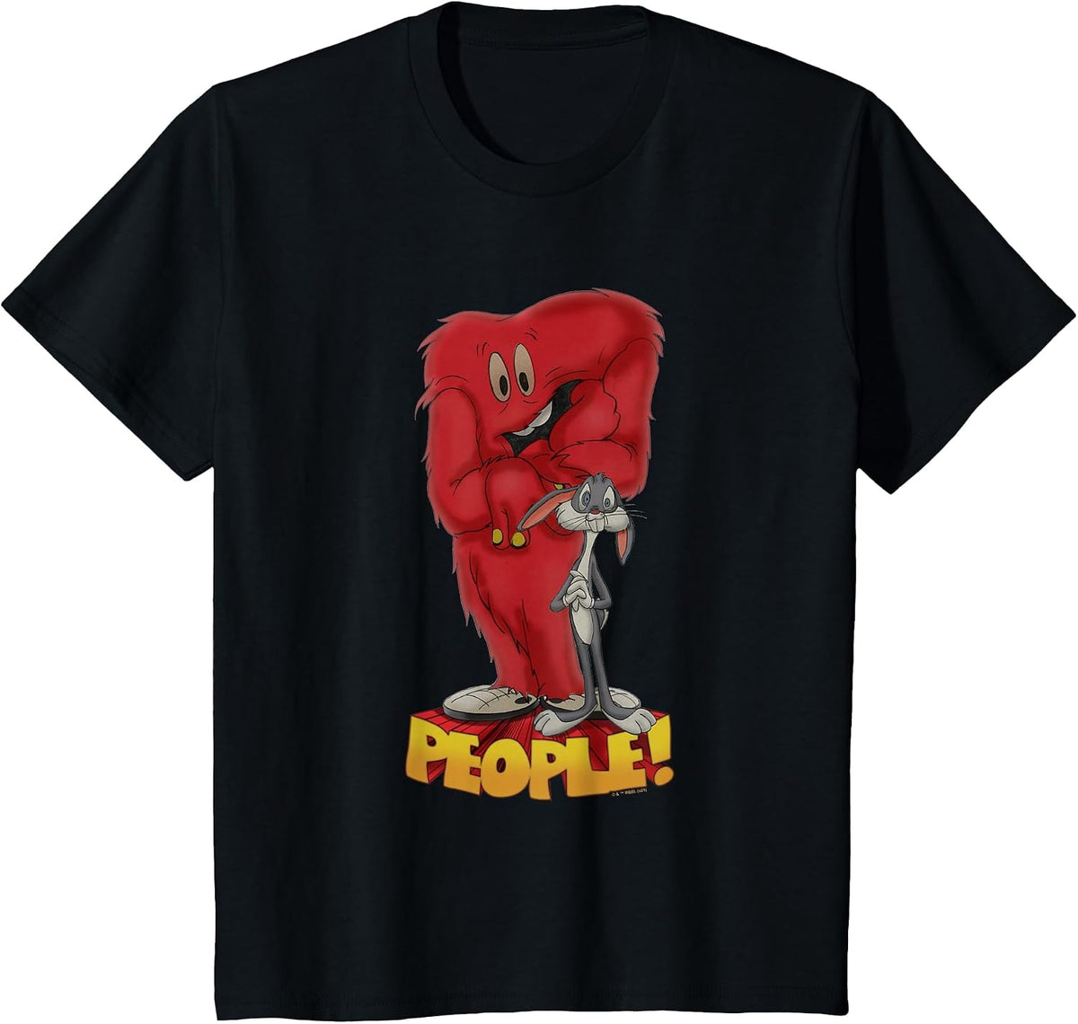 Looney Tunes Bugs Bunny Gossamer People T-Shirt - Black