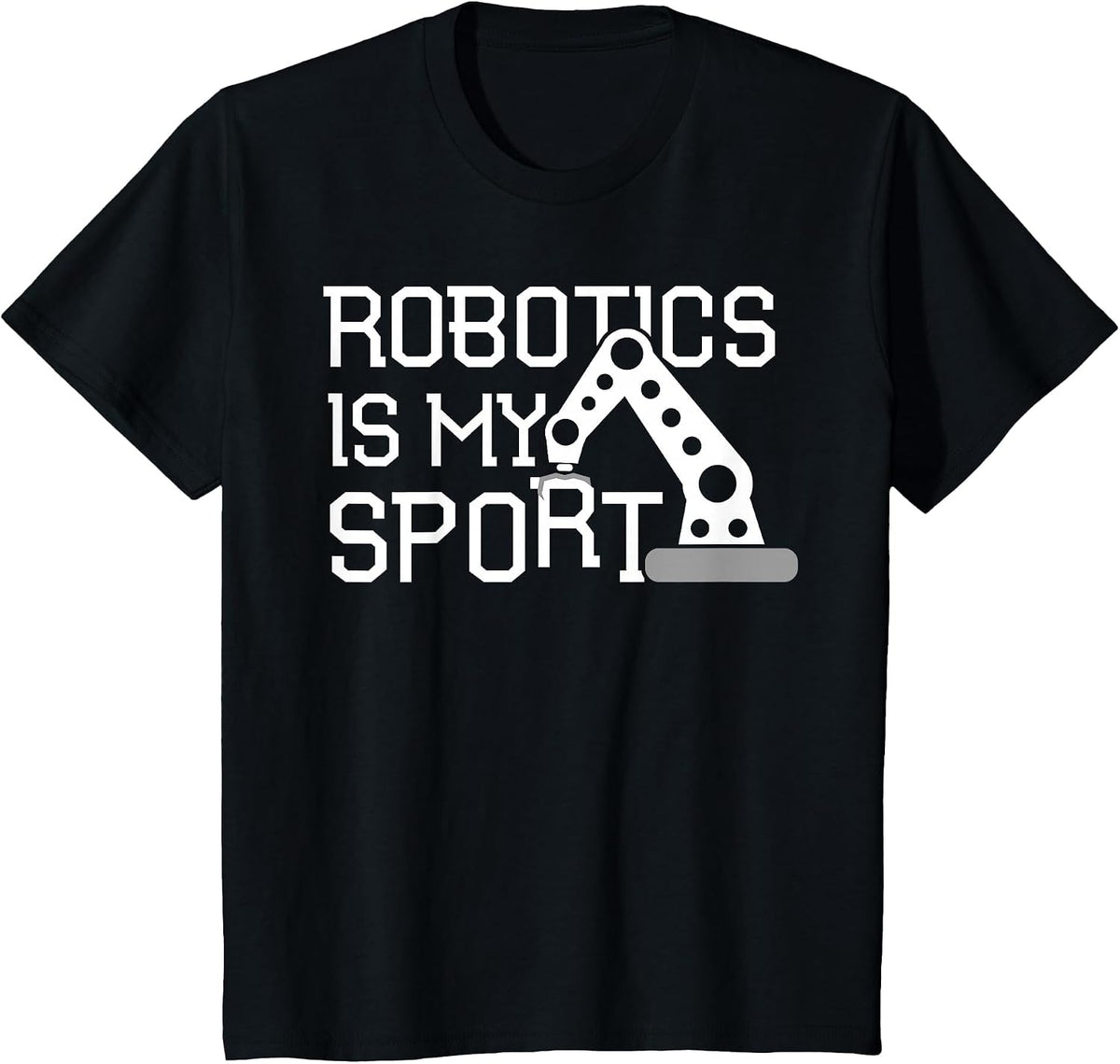 Robotics T Shirt for Men Robotics is My Sport Coding Tee T-Shirt - Black