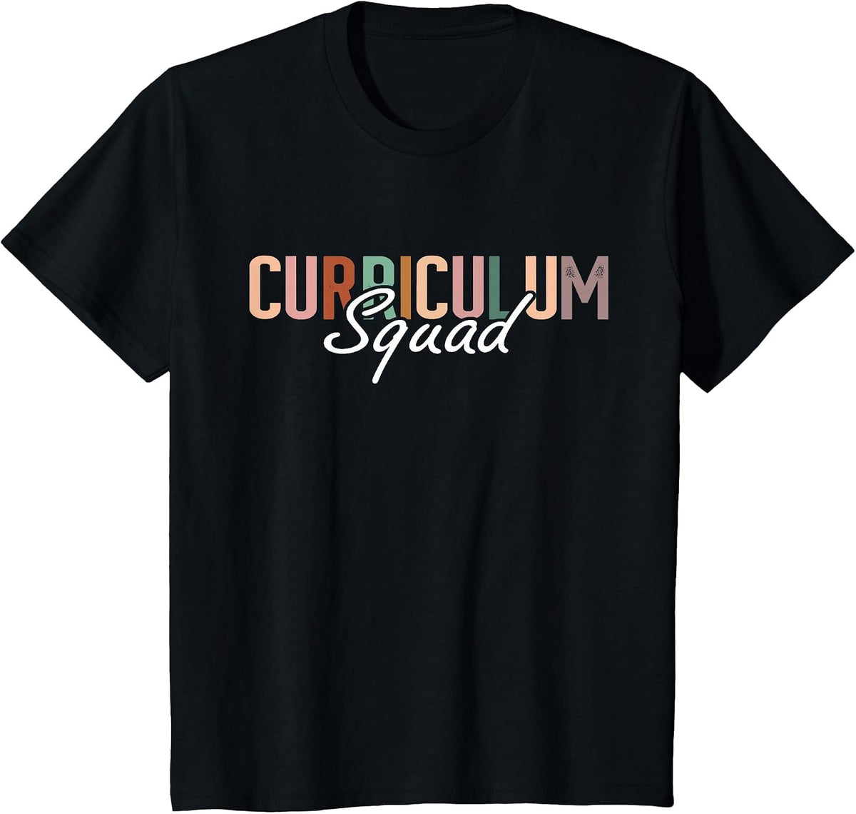 Curriculum Coordinator Squad School Coordinator Teacher T-Shirt - Black