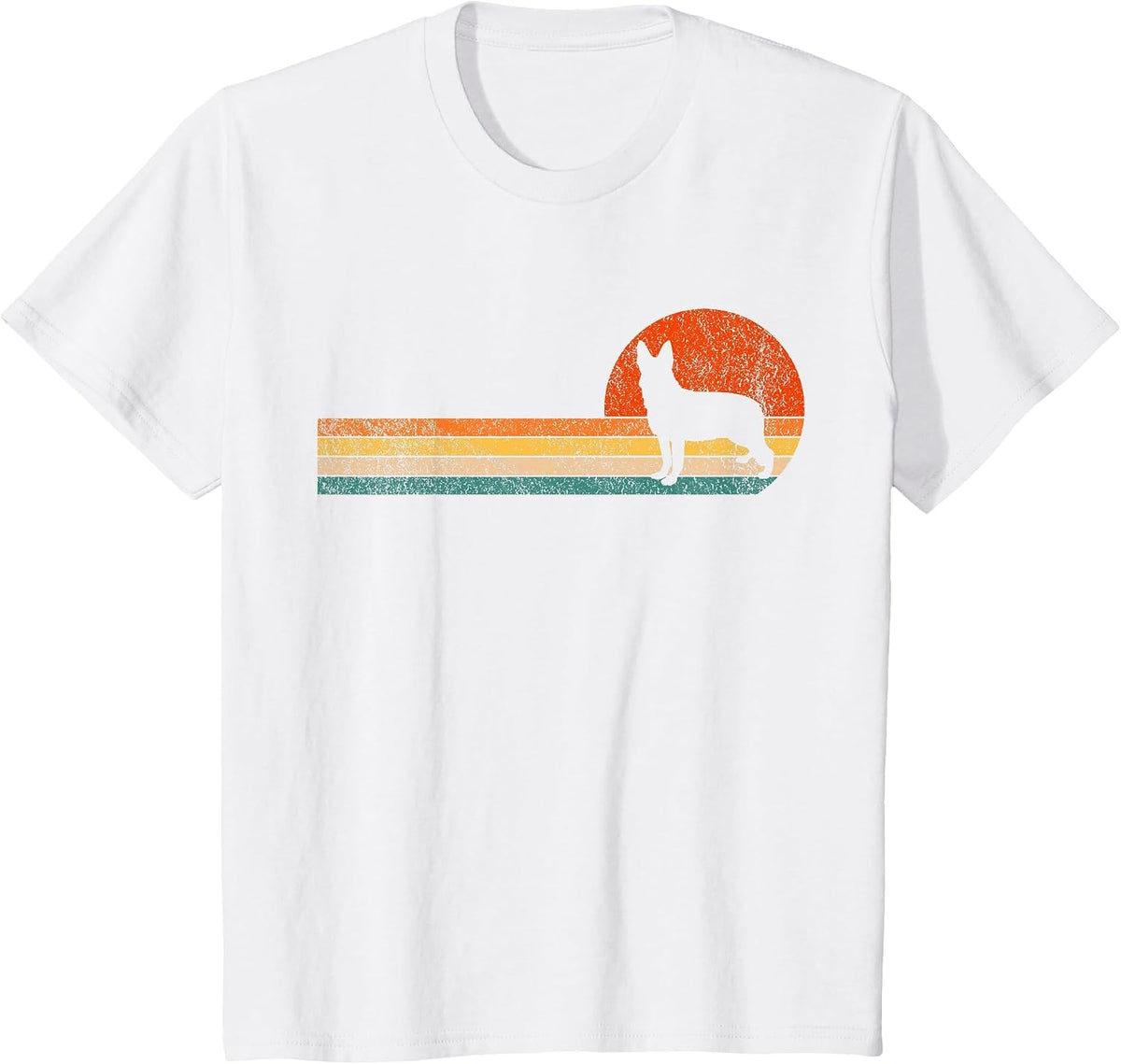 Funny German Shepherd Dog Owner Retro Vintage T-Shirt - White