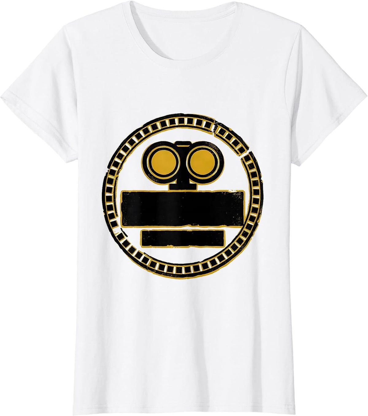 School Bus Driver Costume Badge Funny Role Play T-Shirt - White