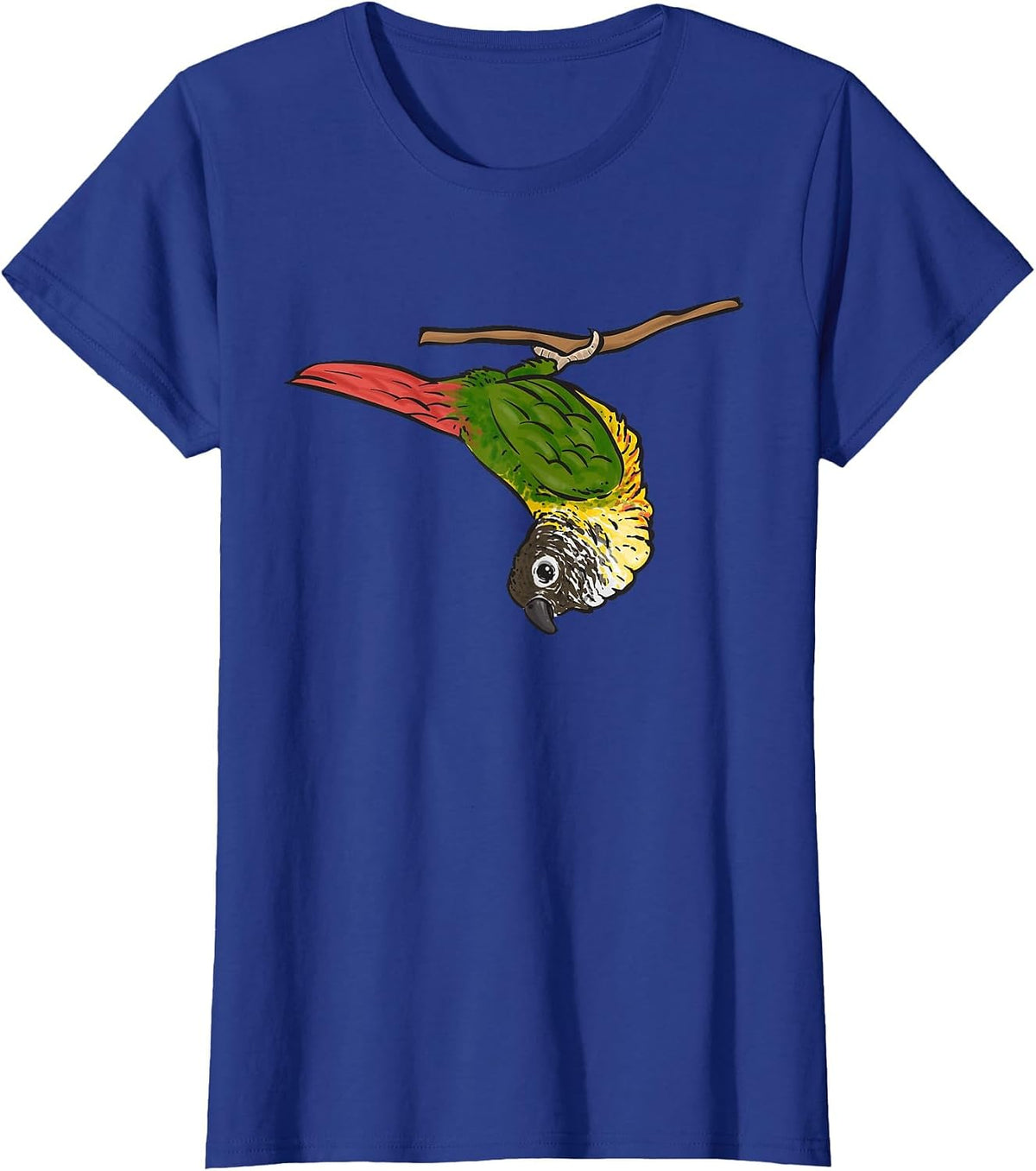 Green Cheek Conure Parrot Bird Conure T-Shirt - Royal Blue