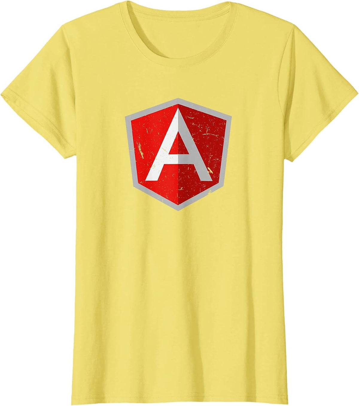 Vintage Javascript Frontend Reactjs Angularjs Vuejs T-Shirt - Lemon Yellow