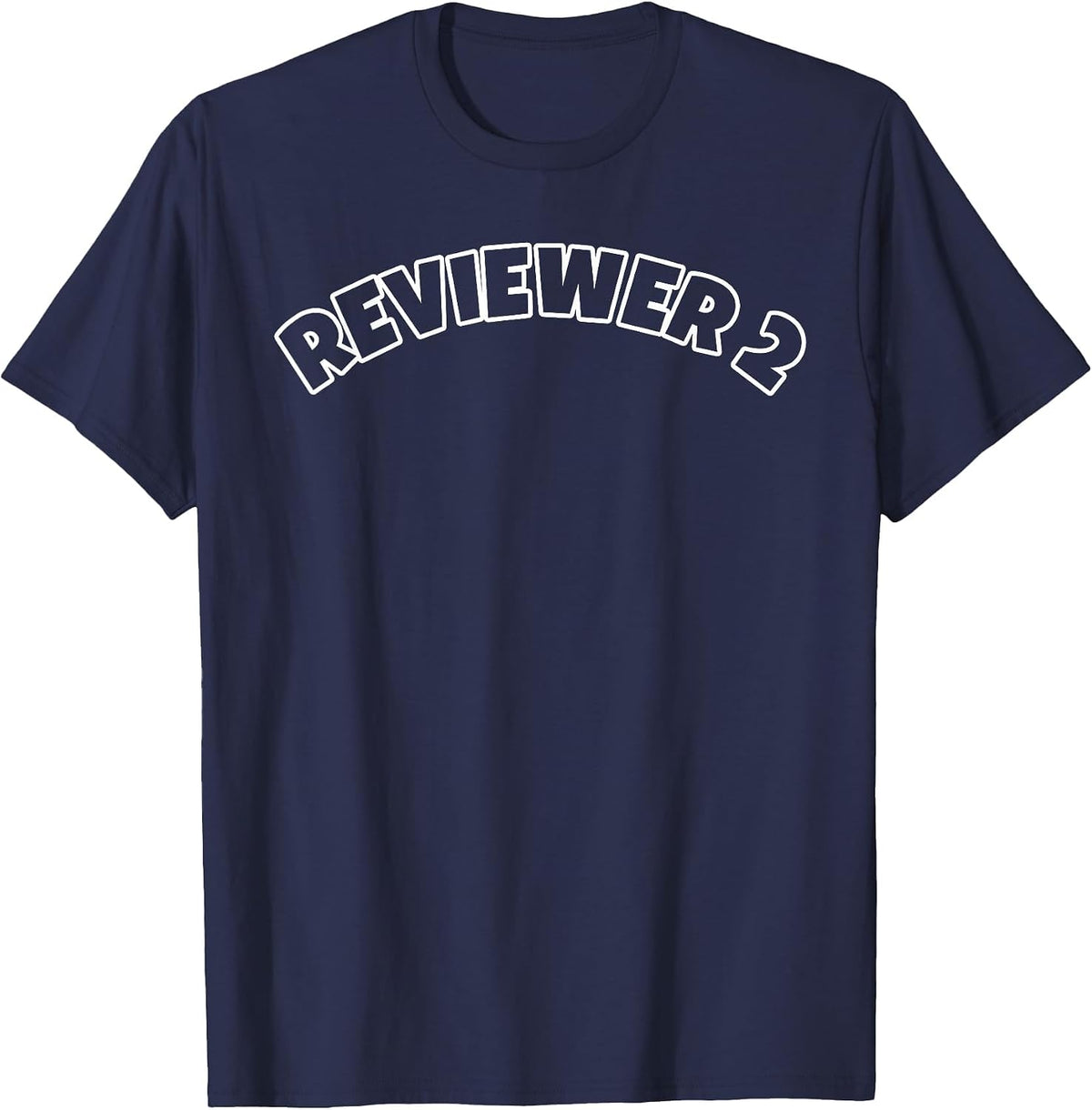 Scary Researcher Halloween Costume Scientist Reviewer 2 T-Shirt - Navy Blue