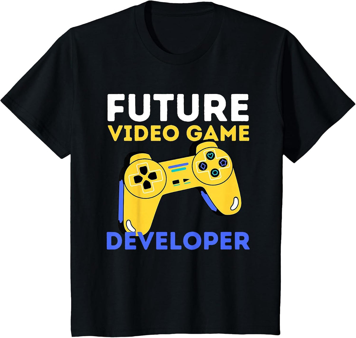 Future Video Game Developer - Game Designer & Programmer T-Shirt - Black