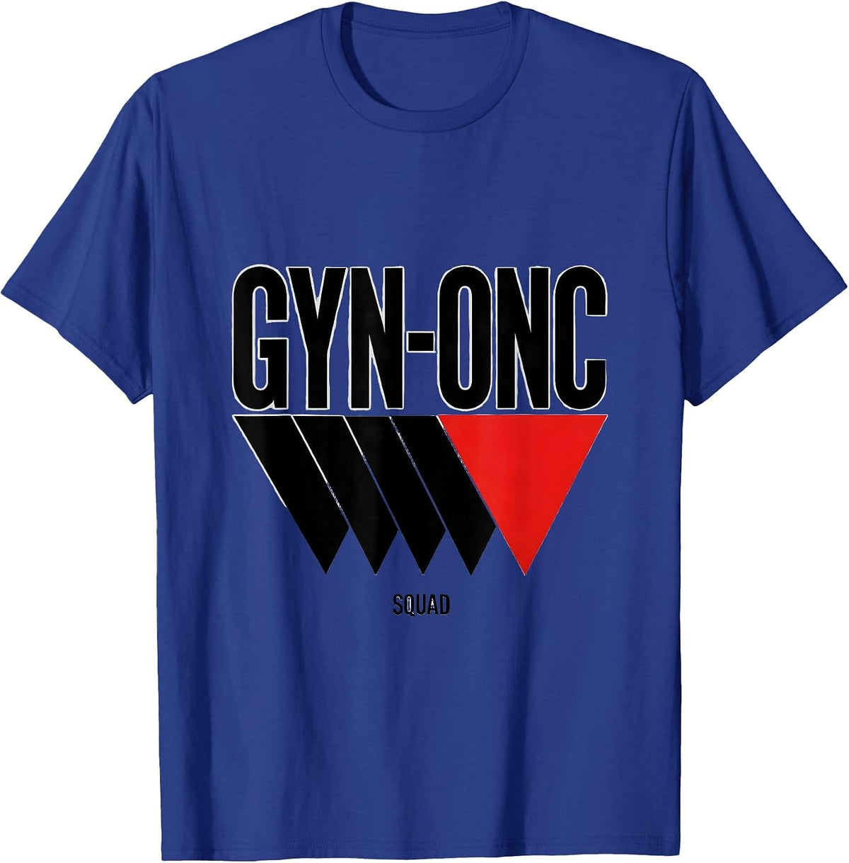 GYN-ONC Squad Bauhaus Modernist OB-GYN Nurse OB Tech Team T-Shirt - Royal Blue