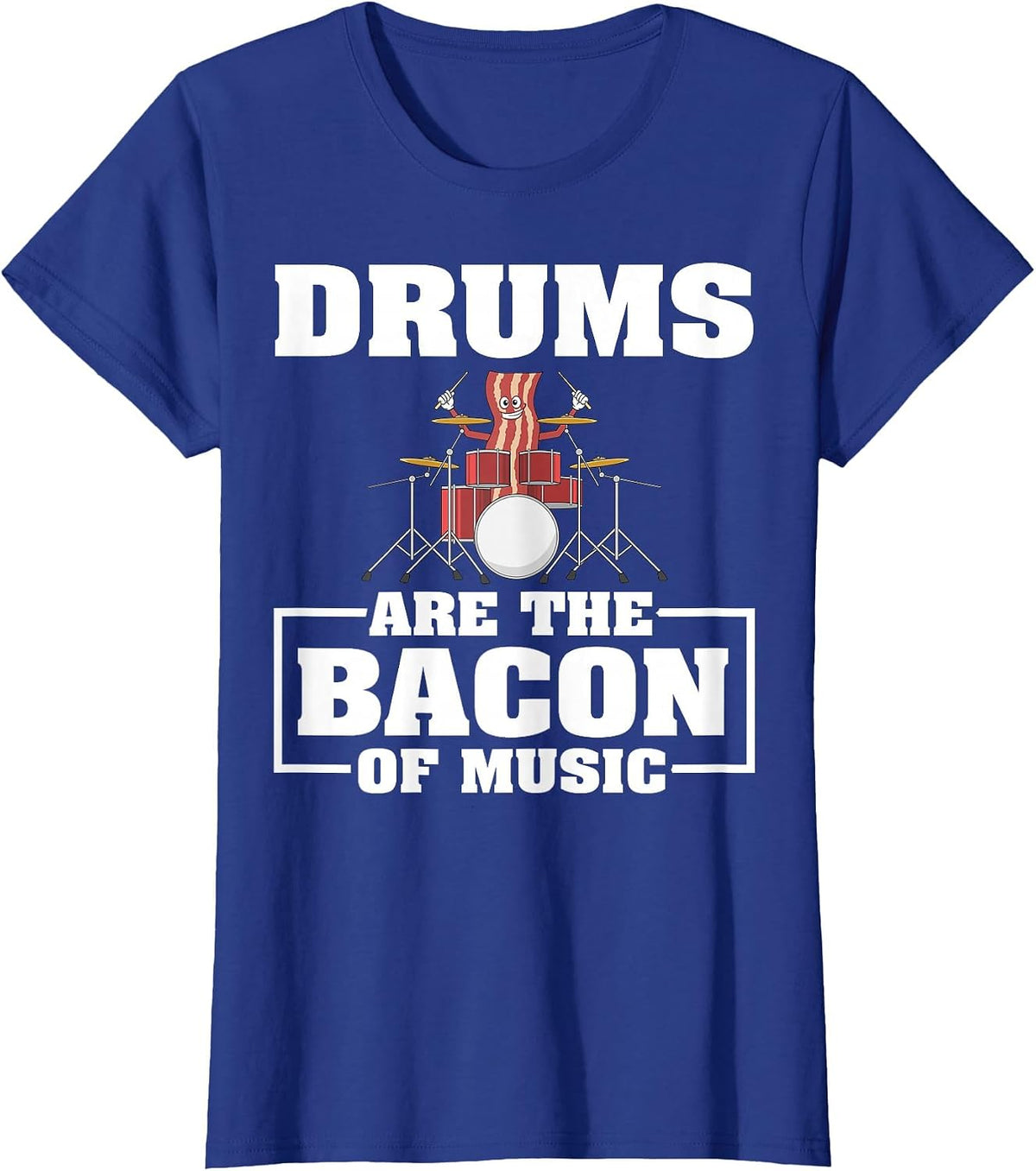 Cool Drums Design for Men Women Music Drumming Drum Drummer T-Shirt - Royal Blue