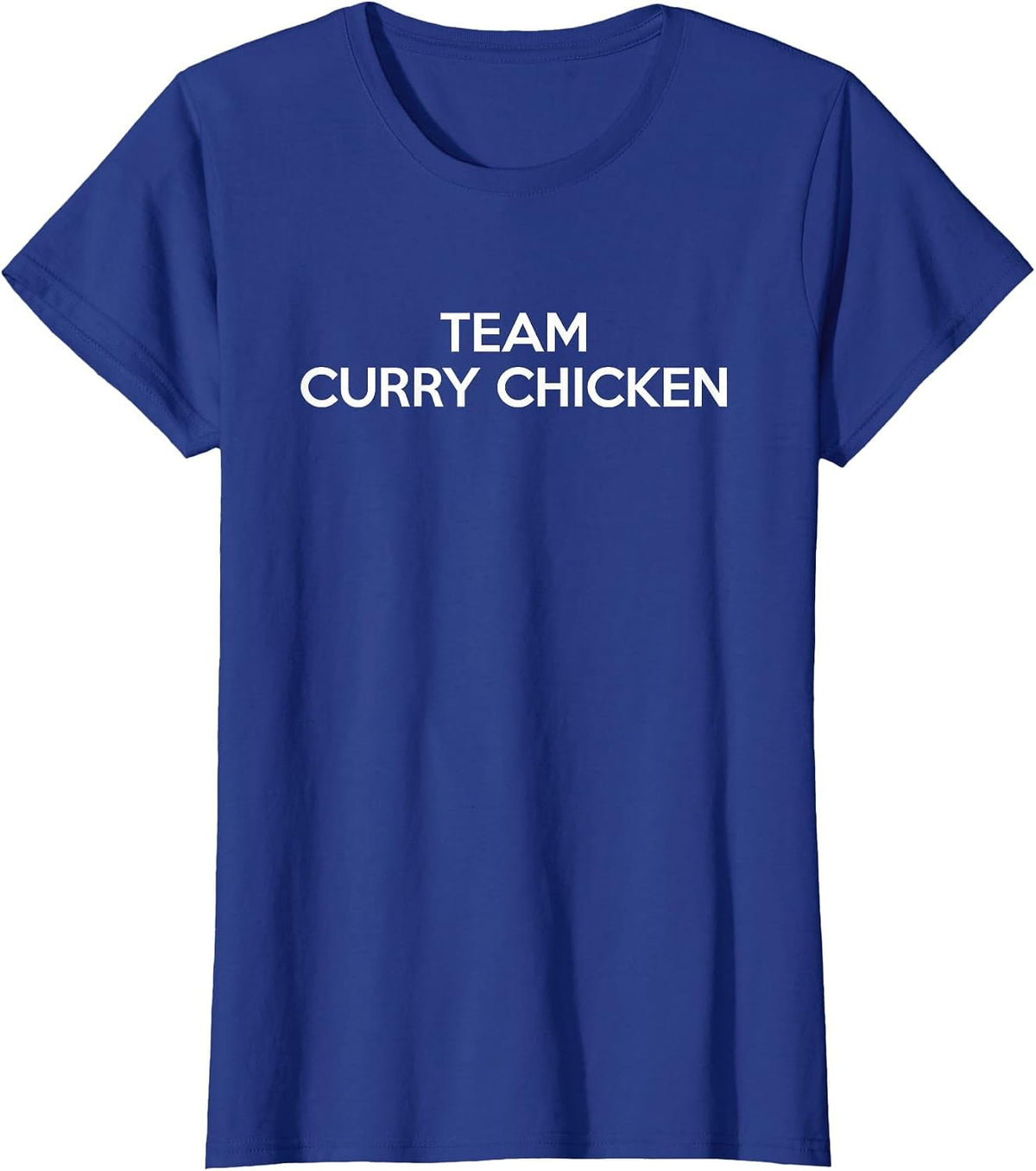 Team Curry Chicken Trinidad Soca T-Shirt T-Shirt - Royal Blue