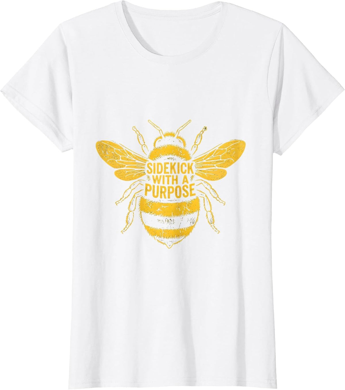 Sidekick With A Purpose Paraprofessional Design T-Shirt - White