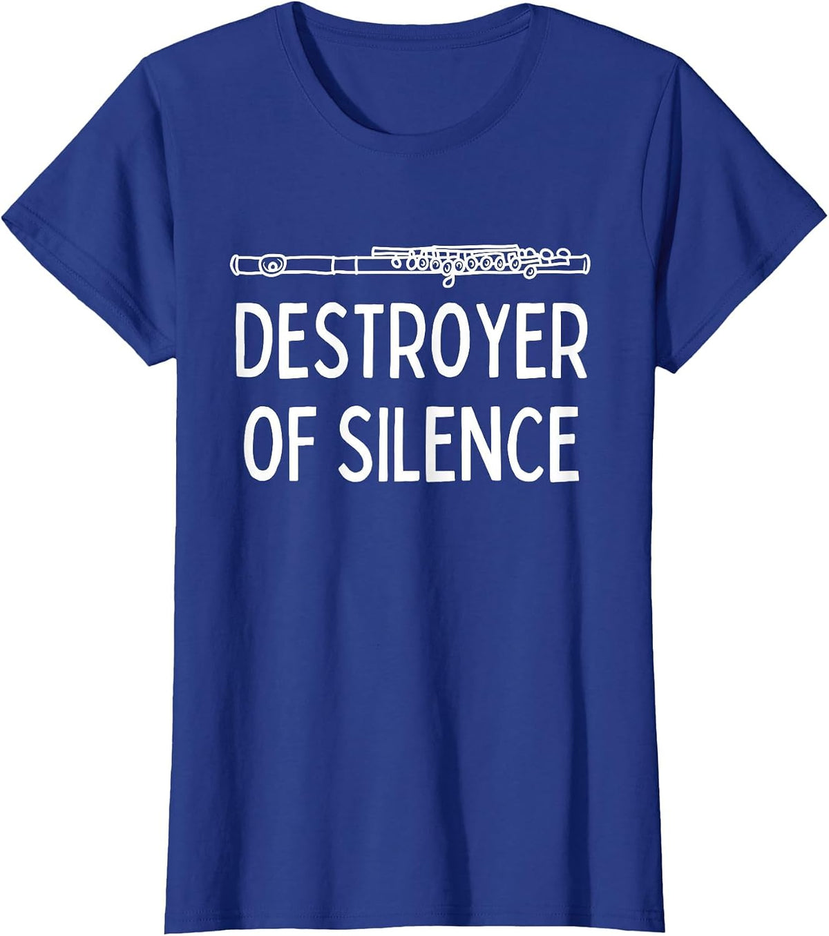 Best Flute Player Band Music Flautist Funny Flute T-Shirt - Royal Blue